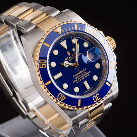 rolex submariner date 18k gold watch|rolex submariner oro acciaio.